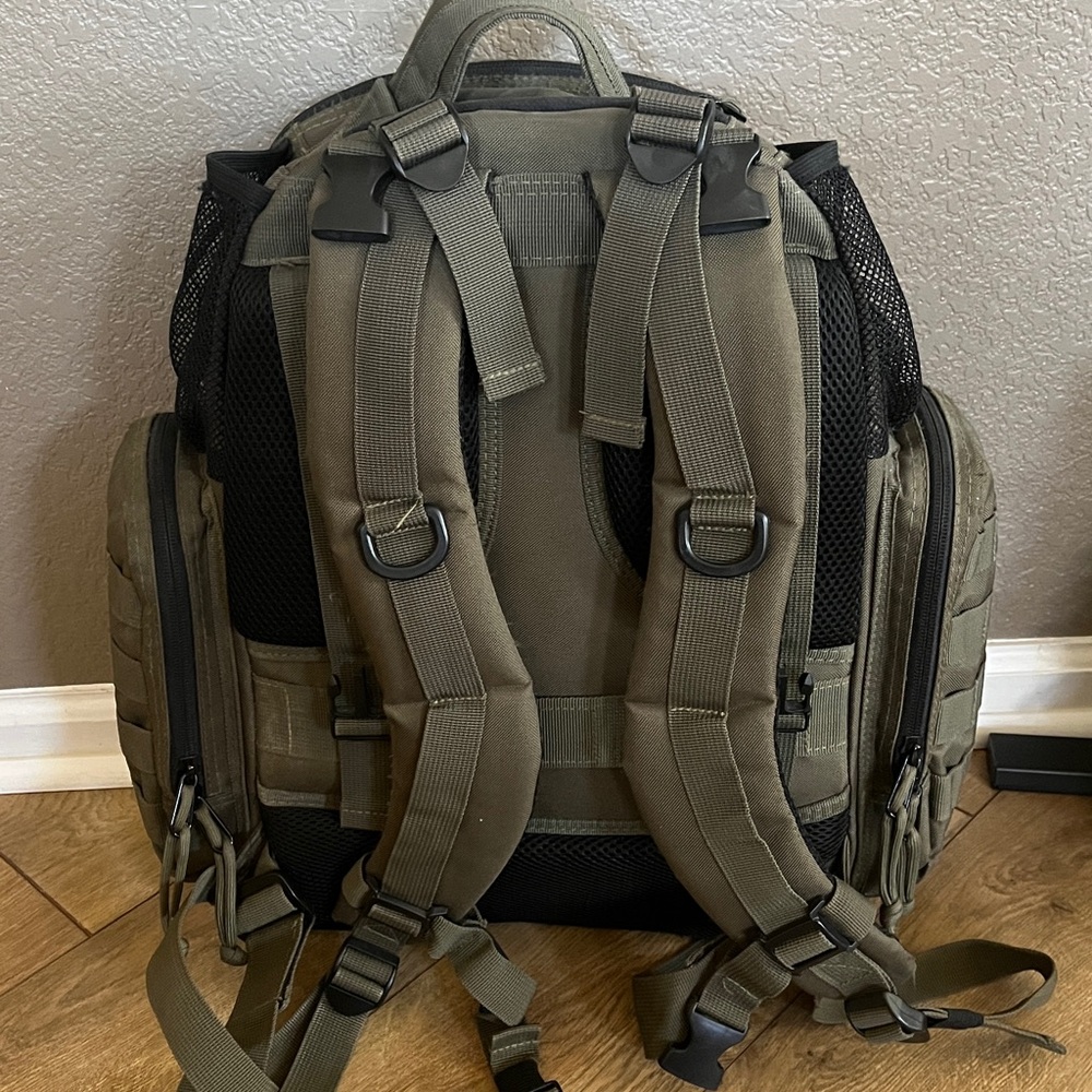 High Speed Daddy Tactical Grade HSD Dad Diaper Bag Backpack Military Green - Picture 7 of 7